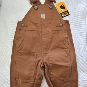 Carhartt Tan Canvas Overalls 6 months old